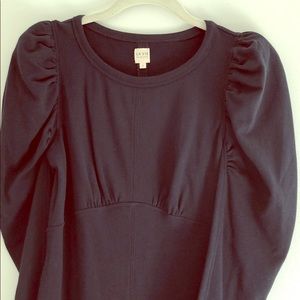 La Vie Rebecca Taylor sweatshirt dress in Navy